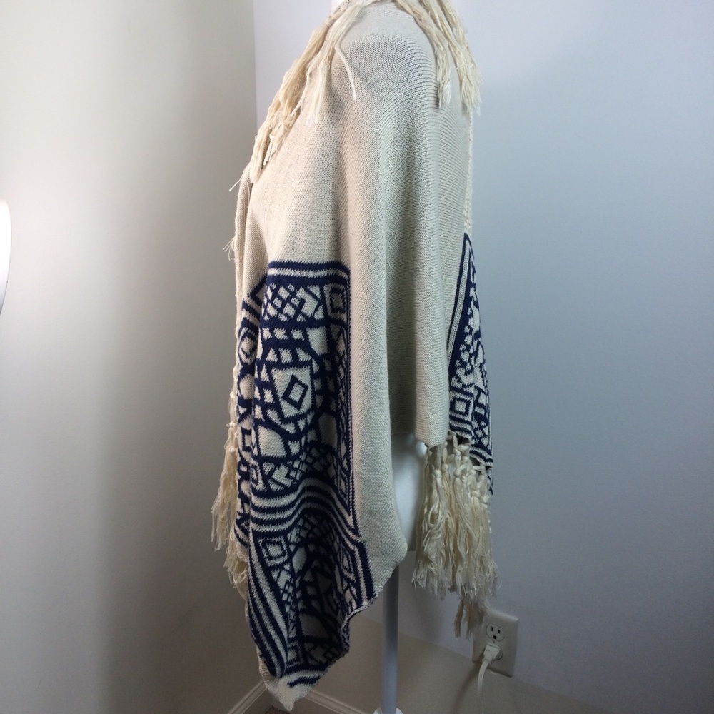 πSOLDβ FlyingTomato Boho Poncho Shrug Wrap Cape S - Picture 6 of 7